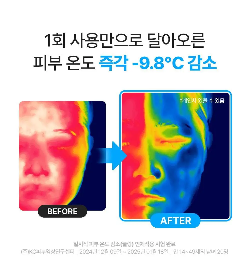 [NEW/즉각수분쿨링] 레드 블레미쉬 히알 시카 쿨링 겔 마스크 1매 상세페이지 13